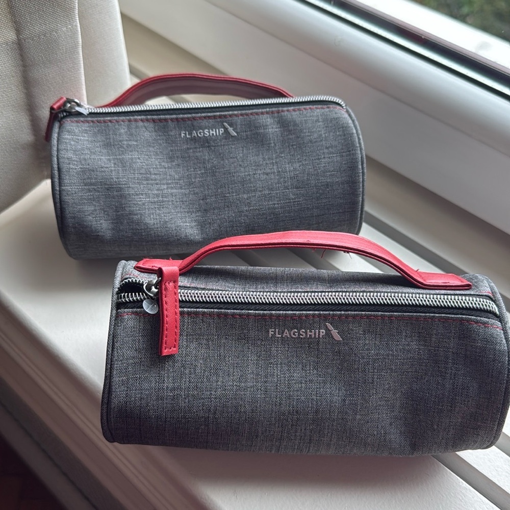 American Airlines Flagship business class travel toiletry pouches